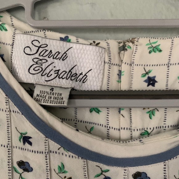 floral square midi summer dress - Picture 7 of 13